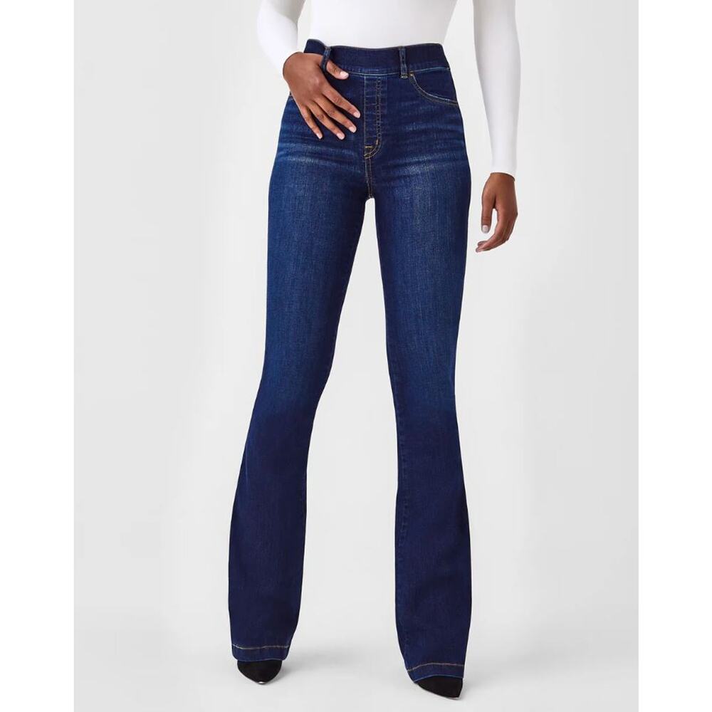 NWT! SPANX Women's Flare Jeans MIDNIGHT SHADE / SMALL P